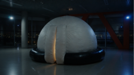 planetario móvil nocturno